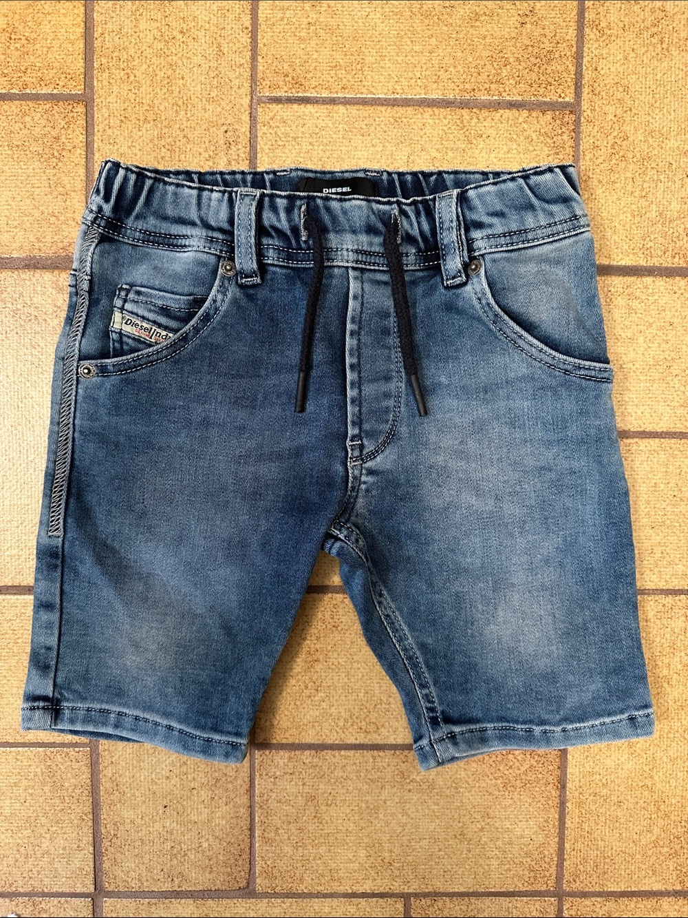 Diesel Jogg jean stretch boys denim shorts, 6